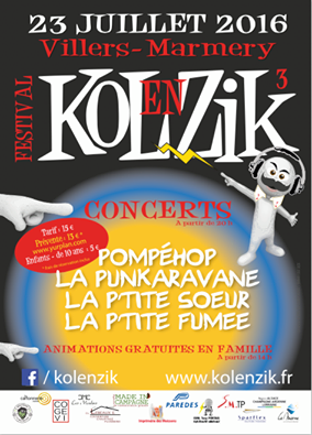 Pompéhop en concert au festival Kolenzik à Villers-Marmery (51) !